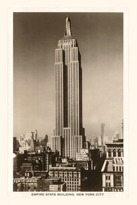 Vintage Journal Empire State Building, New York City by Found Image Press