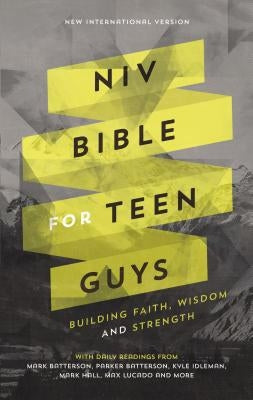 NIV Bible for Teen Guys, Hardcover: Building Faith, Wisdom and Strength by Zondervan