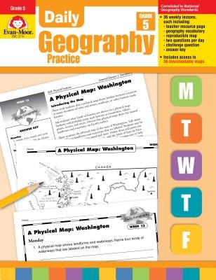 Daily Geography Practice Grade 5: EMC 3714 by Evan-Moor Educational Publishers