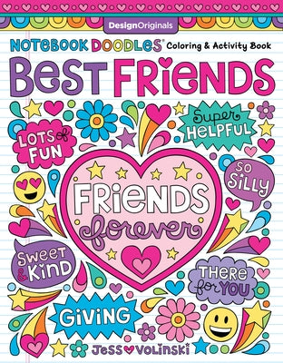 Notebook Doodles Best Friends: Coloring & Activity Book by Volinski, Jess