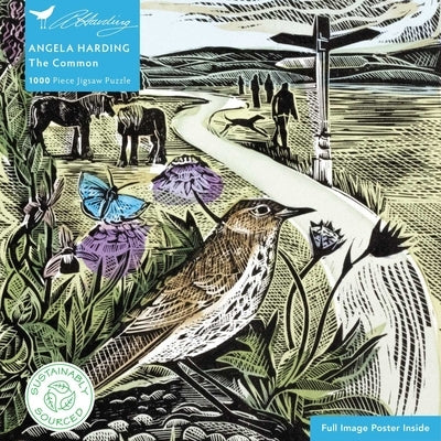 Adult Sustainable Jigsaw Puzzle Angela Harding: The Common: 1000-Pieces. Ethical, Sustainable, Earth-Friendly by Flame Tree Studio