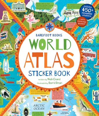 Barefoot Books World Atlas Sticker Book by Dean, David