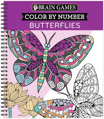 Brain Games - Color by Number: Butterflies by Pil Edited