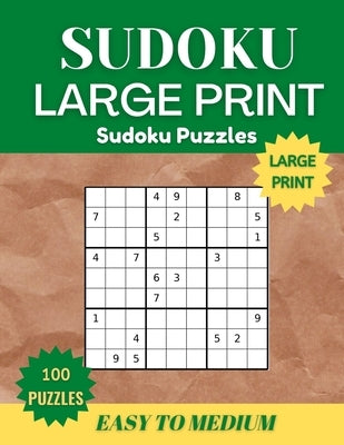 Sudoku Puzzles Book Large Print for Adults by Stanny, Lee