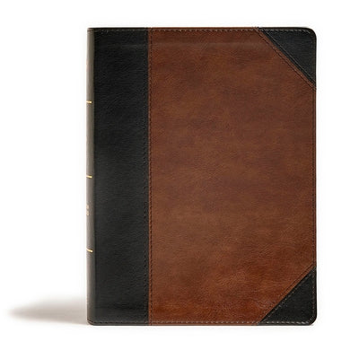 CSB Tony Evans Study Bible, Black/Brown Leathertouch by Evans, Tony