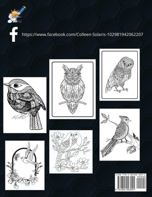 Birds Coloring Book by Solaris, Colleen