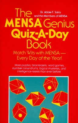The Mensa Genius Quiz-A-Day Book by Salny, Abbie F.