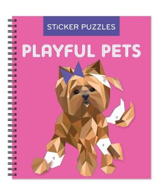 Brain Games - Sticker by Letter: Playful Pets (Sticker Puzzles - Kids Activity Book) by Publications International Ltd