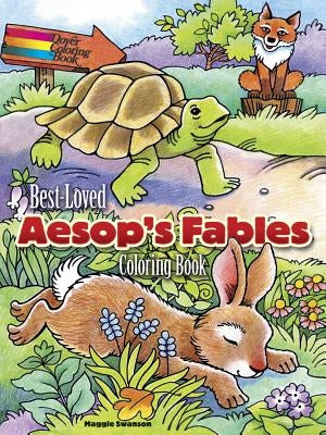 Best-Loved Aesop's Fables Coloring Book by Swanson, Maggie