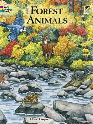 Forest Animals Coloring Book by Gaspas, Dianne
