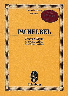 Canon E Gigue: For 3 Violins and Basso Continuo by Pachelbel, Johann