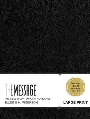 Message Large Print Bible-MS by Peterson, Eugene H.