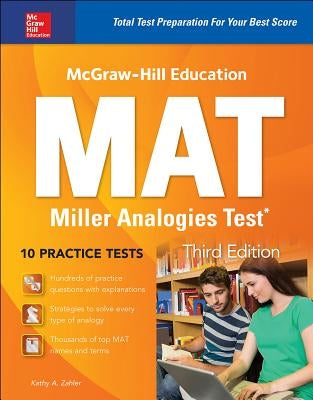McGraw-Hill Education Mat Miller Analogies Test, Third Edition by Zahler, Kathy