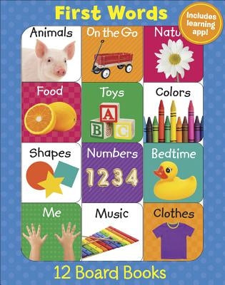First Words 12 Mini Board Books by West Side Publishing