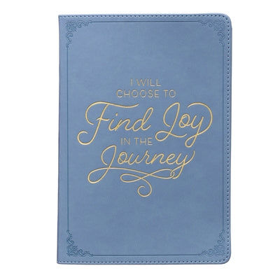 With Love Classic Journal Find Joy in the Journey Inspirational Notebook W/Ribbon Marker, Faux Leather Flexcover, 336 Lined Pages [Leather Bound] with by Christian Art Gifts