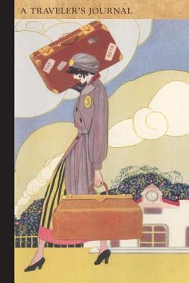 Woman Carrying Suitcase: A Traveler's Journal by Applewood Books