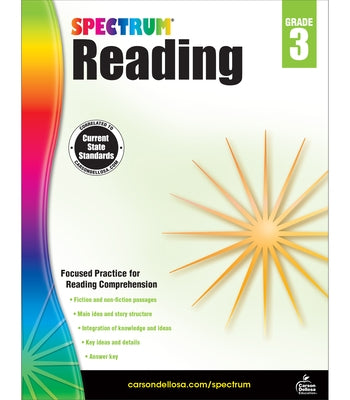 Spectrum Reading Workbook, Grade 3 by Spectrum