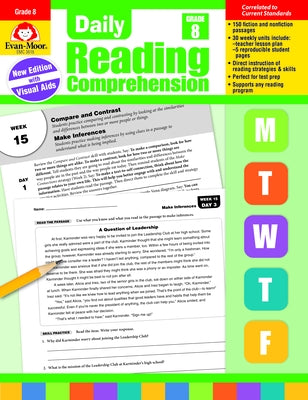 Daily Reading Comprehension, Grade 8 by Evan-Moor Educational Publishers