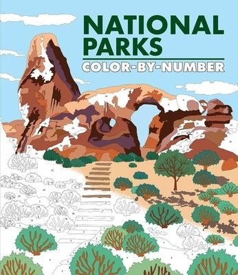 National Parks Color-By-Number by Editors of Thunder Bay Press