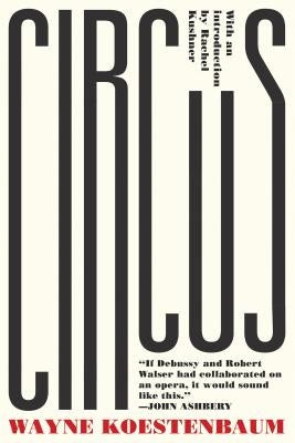 Circus: Or, Moira Orfei in Aigues-Mortes: A Novel by Koestenbaum, Wayne