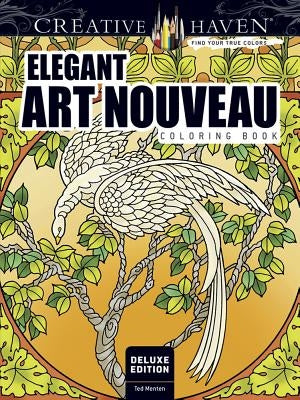 Elegant Art Nouveau Coloring Book by Menten, Ted