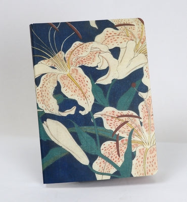 Hiroshige Spotted Lilies Dotted Paperback Journal: Blank Notebook with Pocket by Tuttle Studio