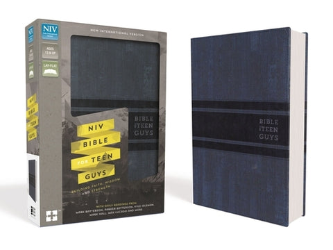 NIV, Bible for Teen Guys, Leathersoft, Blue: Building Faith, Wisdom and Strength by Zondervan