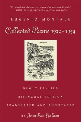Collected Poems, 1920-1954 by Montale, Eugenio