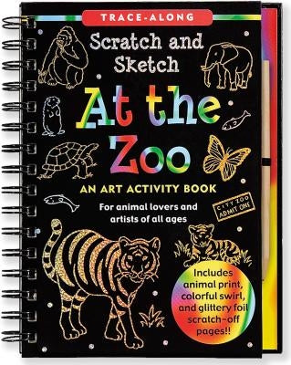 At the Zoo: An Art Activity Book for Animal Lovers and Artists of All Ages [With Wooden Stylus] by Peter Pauper Press, Inc