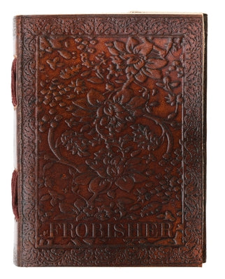Floral Leather Journal Medium by Frobisher