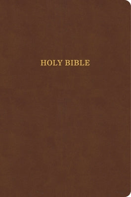 KJV Large Print Thinline Bible, Value Edition, Brown Leathertouch: Holy Bible by Holman Bible Publishers