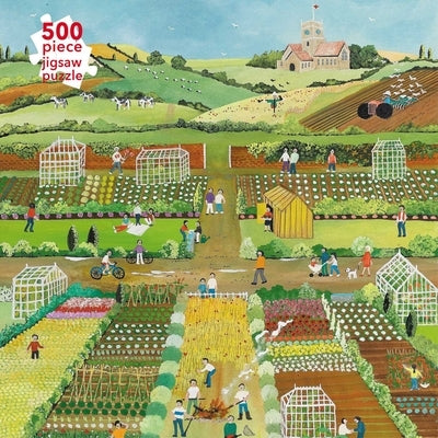 Adult Jigsaw Puzzle Judy Joel: Allotments, 2012 (500 Pieces): 500-Piece Jigsaw Puzzles by Flame Tree Studio