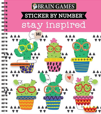 Sticker by Number Stay Inspired by Publications International Ltd
