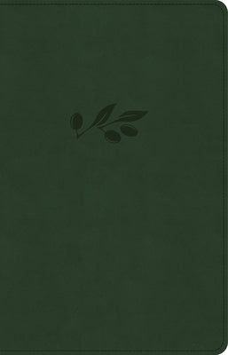 NASB Large Print Personal Size Reference Bible, Olive Leathertouch Indexed by Holman Bible Publishers