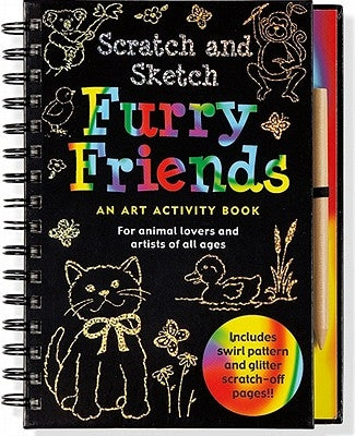 Furry Friends: An Art Activity Book for Animal Lovers and Artists of All Ages [With Wooden Stylus for Drawing] by Peter Pauper Press, Inc