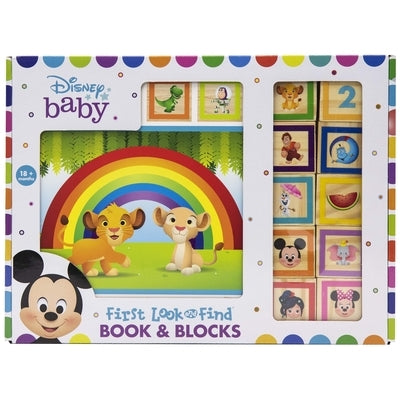 Disney Baby: First Look and Find Book & Blocks by Wage, Erin Rose