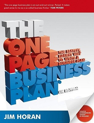 The One Page Business Plan UK by Horan
