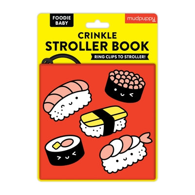 Foodie Baby Crinkle Fabric Stroller Book by Mudpuppy