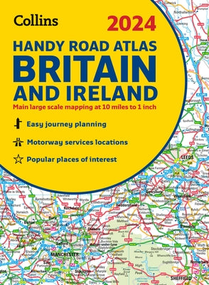 2024 Collins Handy Road Atlas Britain and Ireland: A5 Spiral by Collins