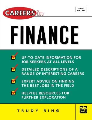 Careers in Finance by Ring, Trudy