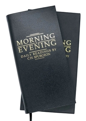 Morning and Evening Black Leather by Spurgeon, Charles Haddon