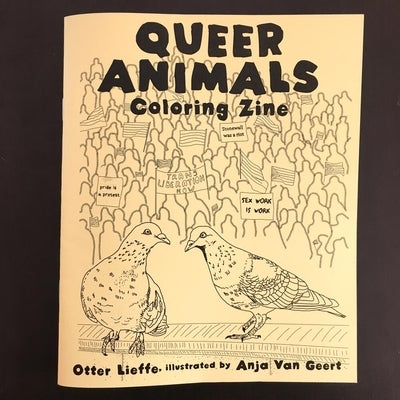 Queer Animals Coloring Zine by Lieffe, Otter