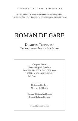 A Novel to Read on the Train by Tsepeneag, Dumitru