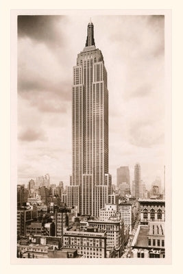 Vintage Journal Empire State Building by Found Image Press
