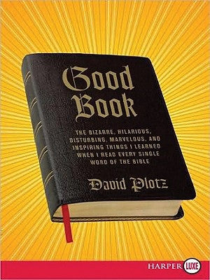 Good Book LP by Plotz, David