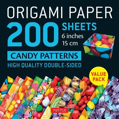 Origami Paper 200 Sheets Candy Patterns 6 (15 CM): Tuttle Origami Paper: High-Quality Double Sided Origami Sheets Printed with 12 Different Designs (I by Tuttle Publishing
