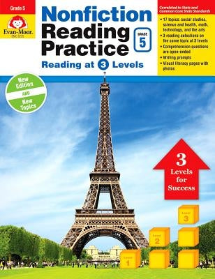 Nonfiction Reading Practice, Grade 5 by Evan-Moor Educational Publishers