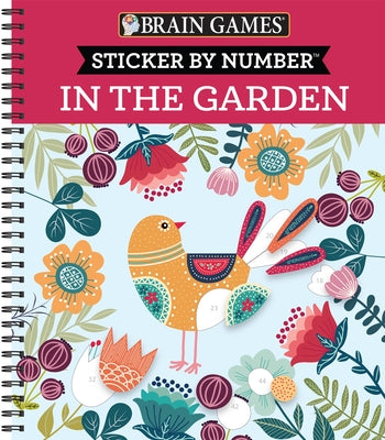 Brain Games - Sticker by Number: Garden Blooms by Publications International Ltd
