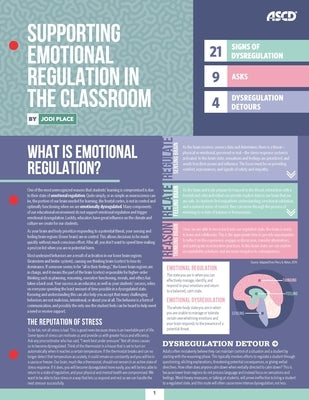 Supporting Emotional Regulation in the Classroom (Quick Reference Guide) by Place, Jodi
