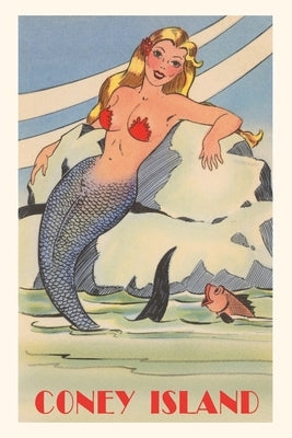 Vintage Journal Coney Island Mermaid by Found Image Press